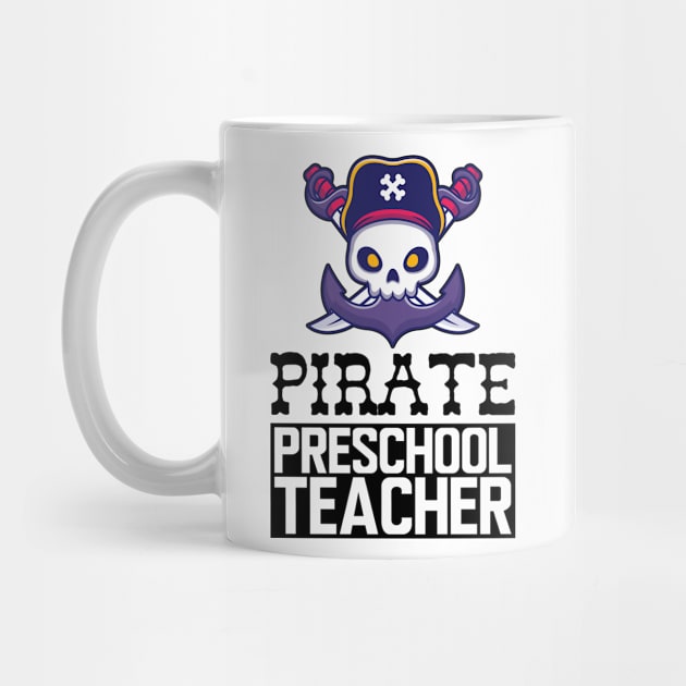 Pirate Preschool Teacher by KC Happy Shop